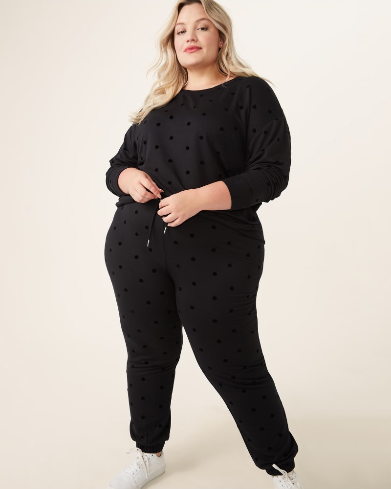 Hailey Plus Size High Low Sweater Black Black